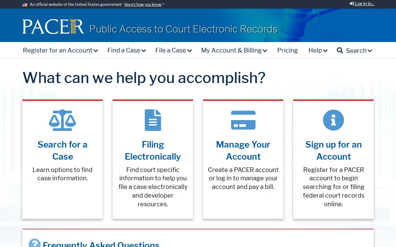 Letcher County criminal court cases PACER federal records